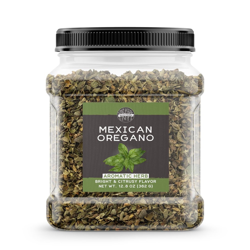 BIRCH & MEADOW Mexican Oregano, 12.8 oz, Bright Citrus Flavor, Mole & Carnitas, Dried
