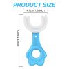 SWYSGS Pack of 6 Children's U-Shaped Toothbrush All Rounded 360 Food Grade Silicone Brush Head Baby Toothbrush (6-12 Years Old) view 2