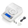JACOJE Lab Digital Scales 100g/50g LCD Digital Jewelry Scales Precision Diamond Laboratory Weight Balance Medicinal Electronic Scale With USB Cable Accurate Scale (Color : 100g 0.001g) view 2