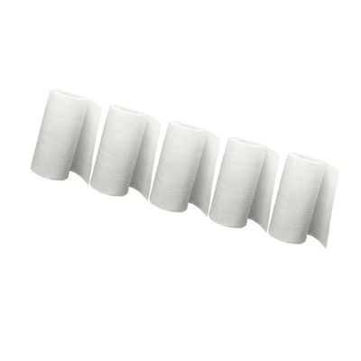 BCOATH 5rolls Kitchen Paper Towels White Bulk Paper Towels for Kitchen Oil Absorption Tissue for Home Use
