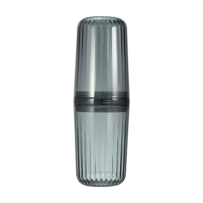 VOCOSTE Clear Toothbrush Travel Case, PET, for Travel Business, Gray