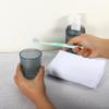 VOCOSTE Clear Toothbrush Travel Case, PET, for Travel Business, Gray view 2