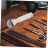 Beard Brush Shave Brush Shaving for Men Compact Shaving Brush Mens Shaving Brush Portable Shaving Brush Mustache Brush Travel Cleansing Brush Metal Soft view 2