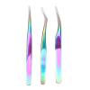 3PCS Stainless Steel Eyelash Tweezers Set with Box, False Eyelash Grafting Clip Tools for Different Clamping Requirements view 4