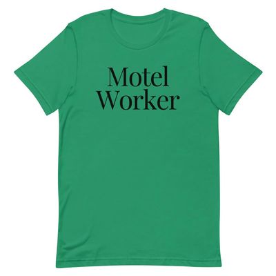 Humorous Motels Worker Hotel Room Lodge Hostel Enthusiast Novelty 2, Kelly, Large