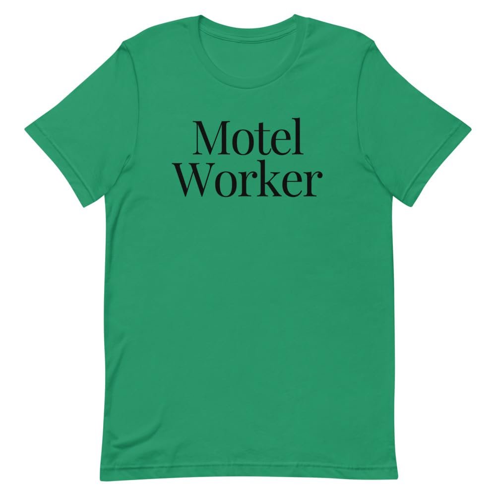 Humorous Motels Worker Hotel Room Lodge Hostel Enthusiast Novelty 2, Kelly, Large
