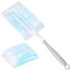 10 Pcs Flash Duster Flash Duster Refills with 1 Handle Durable Fluffy Duster Fluffy Blue Dusters Refills Duster Refill for Cleaning Dust,Dirt view 1