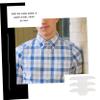 Beaupretty 60pcs Breathable Summer Inner Invisible Collar Sweat Absorption Pad Useful Shirt Collar Sticker Perspirant Sticker for Men and Women view 2