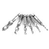 6pcs M3-M10 High Speed Steel Hex Shank Combination S Tap Drill Bit Set For Home Use, Multifunctional Accessory (#2) view 1