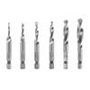 6pcs M3-M10 High Speed Steel Hex Shank Combination S Tap Drill Bit Set For Home Use, Multifunctional Accessory (#2) view 3