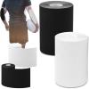 2pcs Football Turf Tapes, Kinesiology Muscle Support Tapes Waterproof Sport Tape Extra Wide Athletic Tape Ultra Sticky Football Tape for Arms Sport Exercises (Black & White) view 1
