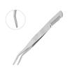 Beaupretty 3pcs Portable Stainless Steel Eyebrow Tweezer Comb Eyelashes Extension Clip for Makeup for Eyelash Application and Eyebrows Shaping view 3