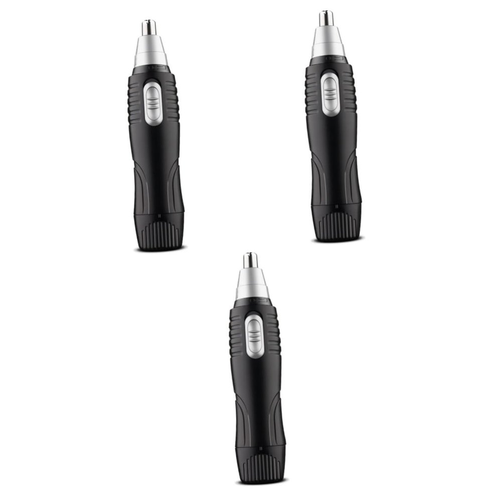 Beaupretty 3pcs Nose and Beard Trimmer for Men Ergonomic Design Safety Faster Hair Trimmer for Nose Hair Trimming and Beard Grooming