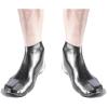 VIYOLI Black And Red Trims Rubber Latex Socks Knee Length Clown Suit Outfit Uniform For Feet Wear,black With Brown,XXL view 1