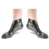 VIYOLI Black And Red Trims Rubber Latex Socks Knee Length Clown Suit Outfit Uniform For Feet Wear,black With Brown,XXL view 3
