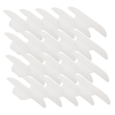 FRCOLOR 60pcs Summer Inner Invisible Sticker Collar Sweat Absorption Pad for Men and Women Shirt Collar Wanton Pads Perspirant Sticker