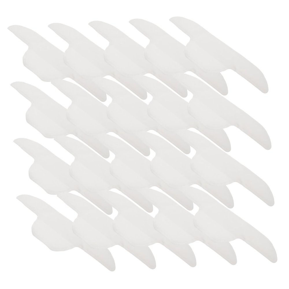FRCOLOR 60pcs Summer Inner Invisible Sticker Collar Sweat Absorption Pad for Men and Women Shirt Collar Wanton Pads Perspirant Sticker