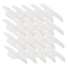 FRCOLOR 60pcs Summer Inner Invisible Sticker Collar Sweat Absorption Pad for Men and Women Shirt Collar Wanton Pads Perspirant Sticker view 1
