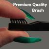2 Tweezer & Brush Combo Grooming Tool for Men & Women - Tweezing Eyebrows DIY Professional Makeup Artists Travel Purse Makeup Bag Essential 2 in 1 tweezers  Tweezer on One End, Brush on Other End view 2