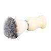 Curved Handle Barber Duster Brush for Easy Cleaning, Lightweight and Compact, Beard Clean, Easy To Clean, Plastic and Nylon, Portable White Neck Duster Brush view 1