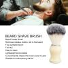 Curved Handle Barber Duster Brush for Easy Cleaning, Lightweight and Compact, Beard Clean, Easy To Clean, Plastic and Nylon, Portable White Neck Duster Brush view 4