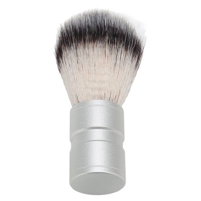 Fast Dry Beard Foam Brush, Strong Foaming Ability, Dirt Removal, Soft Nylon Shaving Brush for Comfortable Shaving, Ergonomic Handle, Easy Carrying