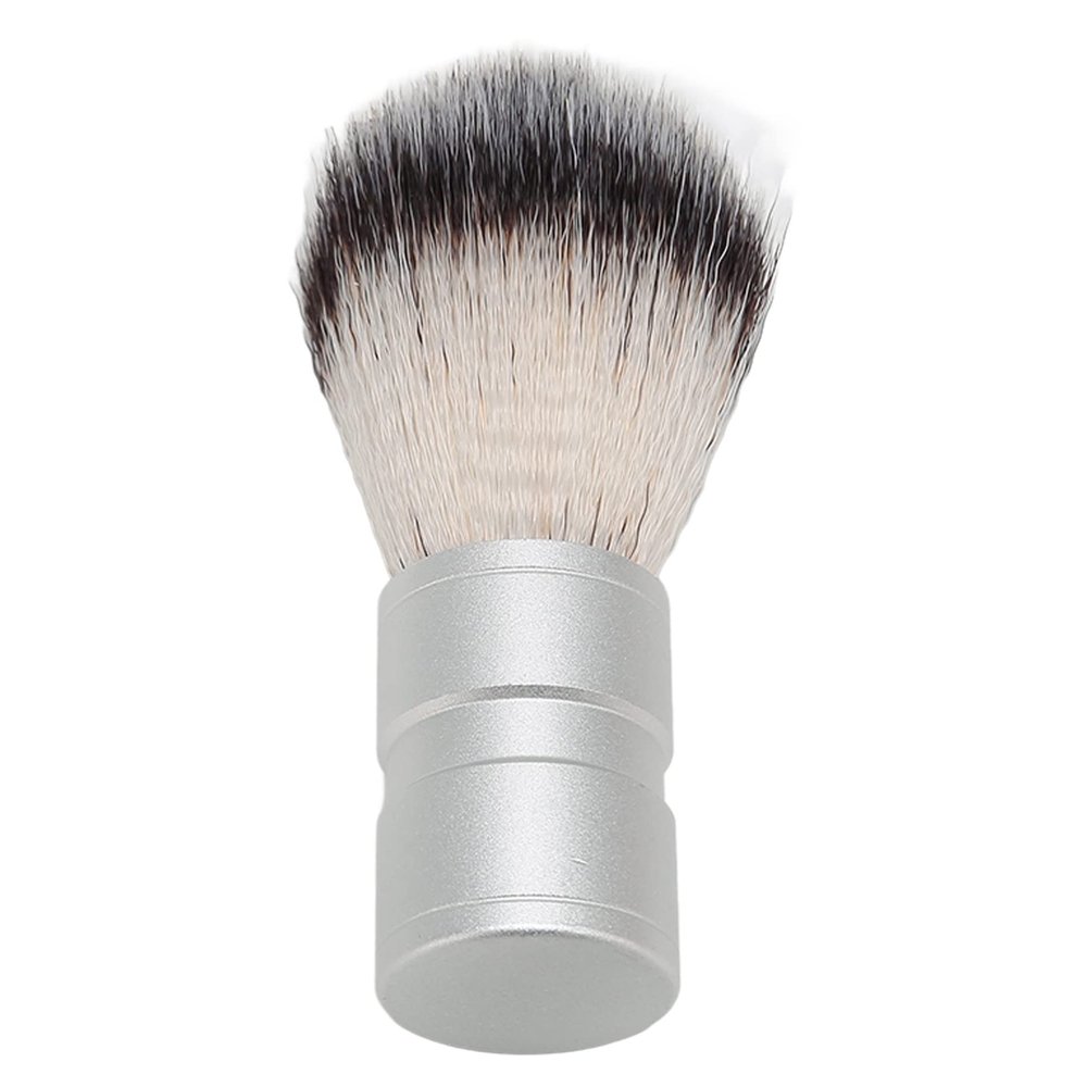 Fast Dry Beard Foam Brush, Strong Foaming Ability, Dirt Removal, Soft Nylon Shaving Brush for Comfortable Shaving, Ergonomic Handle, Easy Carrying