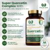 Royal Oak Health Super 500mg Quercetin Complex with Bromelain, NAC, Vitamin C & Zinc. High Strength Quercetin Supplement with 250mg N-Acetyl-L-Cysteine. UK Made 60 Capsules view 2