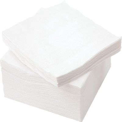 VIVAAS White Paper Napkins 1ply Super Soft Tissues Paper Disposable Napkins Cocktail Paper Napkins for Dinner Kitchen Paper Serviettes for Everyday Use Wedding Birthday Party (200)