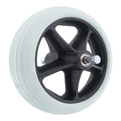 AiQima Wheelchair Frontor Wheels,1 Piece 7 inch Wheelchair Fronter - Wheelchair Wheels Replacement Bea5/16 Inchers