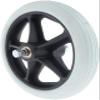AiQima Wheelchair Frontor Wheels,1 Piece 7 inch Wheelchair Fronter - Wheelchair Wheels Replacement Bea5/16 Inchers view 3
