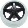 AiQima Wheelchair Frontor Wheels,1 Piece 7 inch Wheelchair Fronter - Wheelchair Wheels Replacement Bea5/16 Inchers view 4