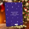 Personalised Photo Chocolate Advent Calendar - Blue view 2