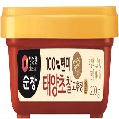 Daesang Sunchang Brown Rice Pepper Paste 200g - Authentic Korean Gochujang, Gluten-Free, Fermented Umami Flavour, Versatile Red Pepper Paste for Spicy Delights