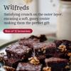 Wilfreds Decadent Chocolate and Walnut Brownies: 12 Rich Belgian Chocolate Brownies in a Letter Box Gift-Ready Box - Perfect for Satisfying Your Sweet Cravings or Gifting to Loved Ones view 3
