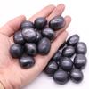 100g Natural Round Shungite Crystal Bulk Gravel Tumbled Stone Quartz Polished Rock Home Decoration Ornaments Gift view 3