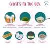 BOBA BAR Exotic Escapades Fruit Bubble Tea Kit (Serves 4 x 500 Ml Drinks) - Fruit Tea Flavours, Popping Boba & Jelly Toppings | Vegan & Gluten-Free | Tapioca Pearls & Tea Bags view 3