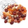 100g Natural Irregular Rough Carnelian Red Agate Raw Crushed Stone Healing Crystals Quartz Mineral Mozambique Craft Decor Accessories view 3