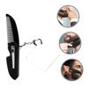 ABOOFAN Foldable Beard Comb Keychain with Small Square Mirror, Fine Tooth Folding Pocket Comb for Mens Travel Grooming and Mustache Care view 2