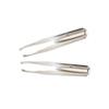 FRCOLOR Led Light Eyebrow Tweezer with Led Light Eyelash Tweezer, Precision Hair Removal Tool for Women, Portable Makeup Accessory for Eyebrow Shaping and Eyelash Extension view 1