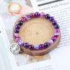 ARHTF Thistle Blessing Sassenach Gift Scottish Thistle Bracelet Thistle Charm Thistle Flower Jewelry,Scottish Thistle Jewelry for Women, 5.5 UK, Stone, no gemstone view 2