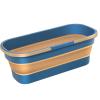 PW TOOLS Foldable Bucket, Mop Bucket, Rectangular Cleaning Bucket with Roller and Handle, Folding Water Tub, Portable Water Bucket for Cleaning Mop, Car Washing view 1
