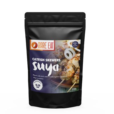 Spicy Nigerian Catfish Suya | Catfish Barbecue with Suya Spice 550g X 3| Hot