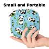 Sanitary Napkin Storage Bag Menstrual Cup Pouch Girls Travel Large Capacit Makeup Sanitary Pads Organizer, Cute Panda Bamboo Pattern view 2