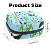 Sanitary Napkin Storage Bag Menstrual Cup Pouch Girls Travel Large Capacit Makeup Sanitary Pads Organizer, Cute Panda Bamboo Pattern view 3
