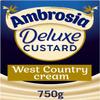Ambrosia Deluxe Custard, Made With West Country Cream & Vanilla, Velvety Ready-to-Eat Dessert, 750 g (Pack of 12 Cartons) view 2