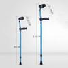 Safety Crutches Portable Crutches Adjustable Telescoping Underarm Walking Sticks Foldable Flexible Walking Cane Walking Canes Save Space Comfortable view 2