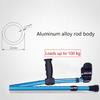 Safety Crutches Portable Crutches Adjustable Telescoping Underarm Walking Sticks Foldable Flexible Walking Cane Walking Canes Save Space Comfortable view 3