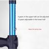 Safety Crutches Portable Crutches Adjustable Telescoping Underarm Walking Sticks Foldable Flexible Walking Cane Walking Canes Save Space Comfortable view 4