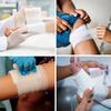 Gauze Bandage Rolls 10cm x 4.5m - Aid Conforming Bandages Soft Roll Stretch Wrap for First Aid Wound Care - 12 Rolls view 4
